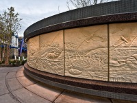 Children's Medical Center Garden Limestone Wall